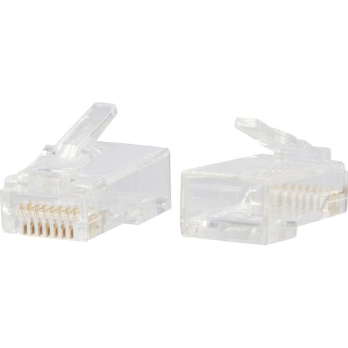 C2G RJ45 Cat6 Modular Plug for Round Solid/Stranded Cable Multipack - 00889