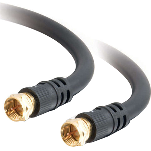 C2G 50ft Value Series F-Type RG6 Coaxial Video Cable - 29135