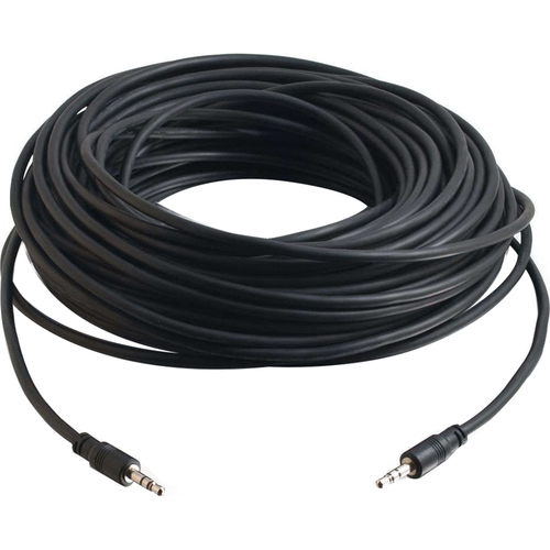 C2G 75ft 3.5mm Stereo Audio Cable With Low Profile Connectors - 40110