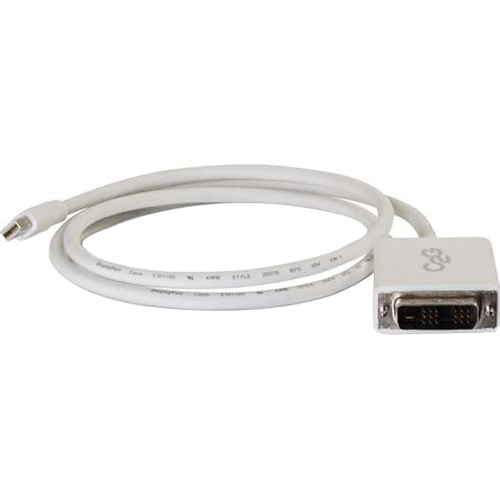 C2G 10ft Mini DisplayPort Male to Single Link DVI-D Male Adapter Cable - 54339