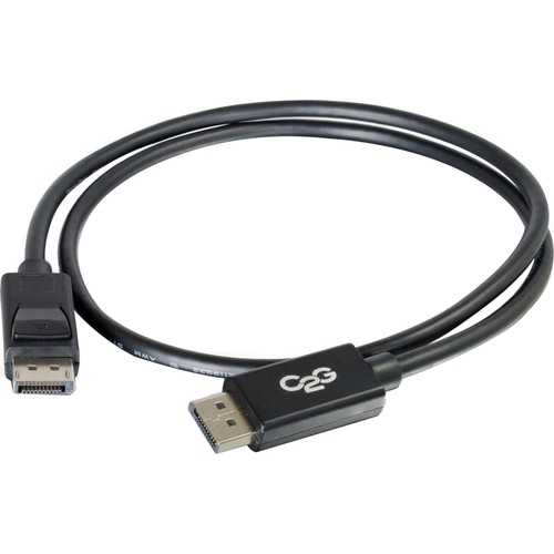 C2G 35ft DisplayPort Cable with Latches 8k UHD M/M in Black - 54405