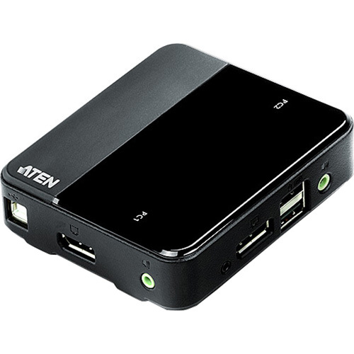Aten 2-Port USB DisplayPort/Audio KVM Switch - CS782DP