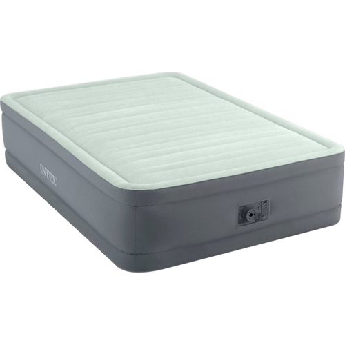 Intex 18` Full Dura-Beam PremAire Elevated Airbed with Built-In Electric Pump - 64903E