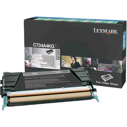 Lexmark C73x Return Program Print Cartridge in Black - C734A4KG