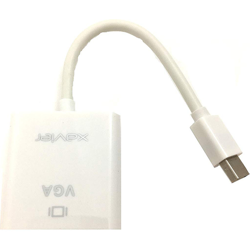 Xavier Professional Cable Mini DisplayPort to VGA 6-in Cable in White - MDP-VGA