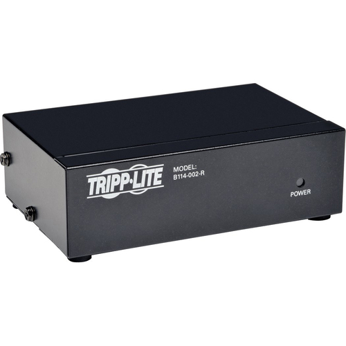 Tripp Lite 2-Port VGA Splitter with Signal Booster High Resolution Video - B114-002-R