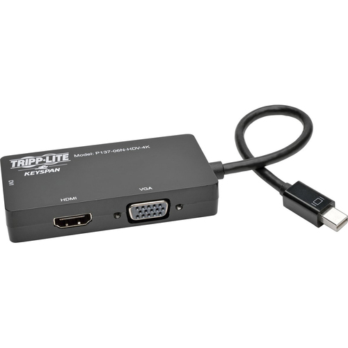 Tripp Lite Keyspan Mini DisplayPort to Active VGA Cable Adapter - P137-06N-HDV-4K