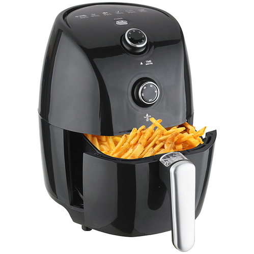 Brentwood 1.6 Quart Small Electric Air Fryer with Timer and Temperature Control AF-15MBK
