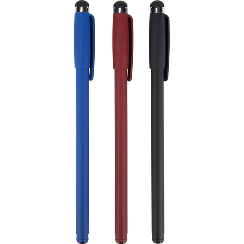Targus Stylus & Pen 3-pack in Black/Blue/Red - AMM0601TBUS
