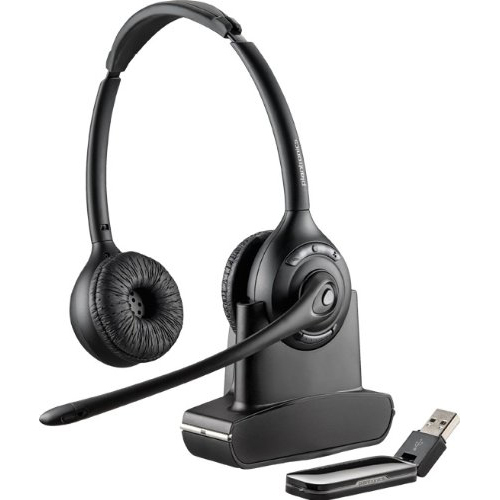 Plantronics Savi W420-M Binaural Over-the-Head USB Wireless Headset - 84008-01
