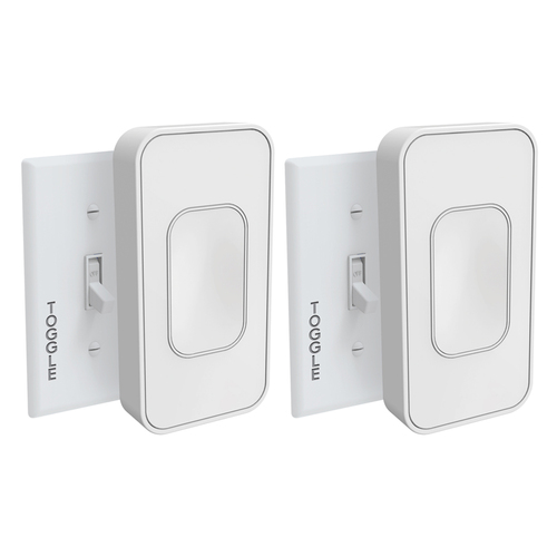 SimplySmartHome by Switchmate Voice-Activated Wire-Free Smart Toggle, No Hub Required Refurbished 2 Pack