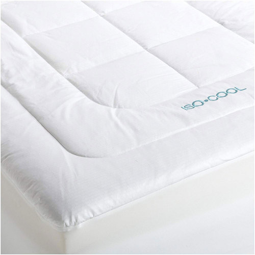SleepBetter Iso-Cool Memory Foam Mattress Topper with Outlast Cover, Twin