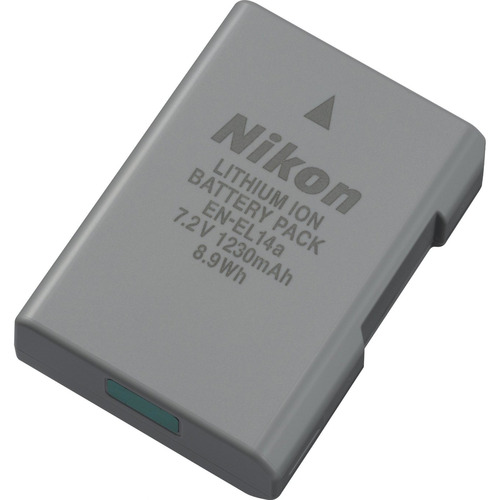 Nikon 27126 EN-EL 14A Rechargeable Li-Ion Battery (Black)