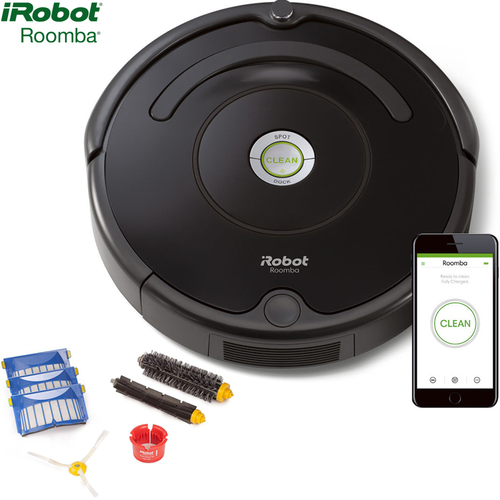 iRobot Roomba 675 Robot Vacuum With Authentic iRobot Replenishment Kit