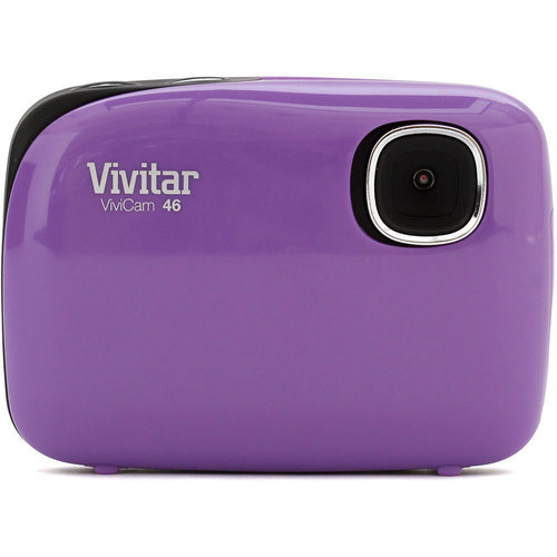 Vivitar 4.1MP Digicam 4X Zoom Digital Camera w/ 1.5` Screen - Purple (V46-PUR)
