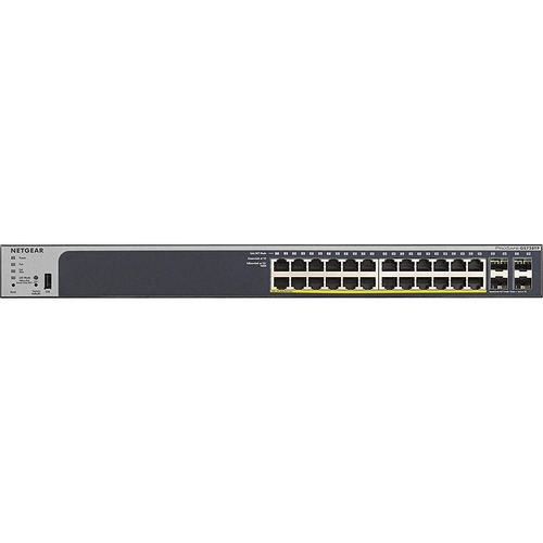 Netgear 24-Port Gigabit PoE+ Ethernet Smart Managed Pro Switch - GS728TP-200NAS