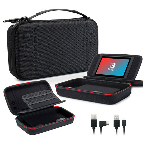 Deco Gear Charging Case for Switch with Built-in Stand + 10000mAh Rechargeable Battery