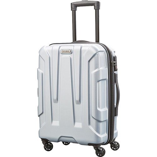 Samsonite Centric Hardside 24` Luggage, Silver - Open Box