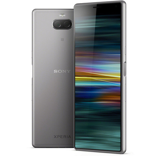 Sony Xperia 10 Unlocked Smartphone 64GB 6.0` 21:9 Wide Display - Silver