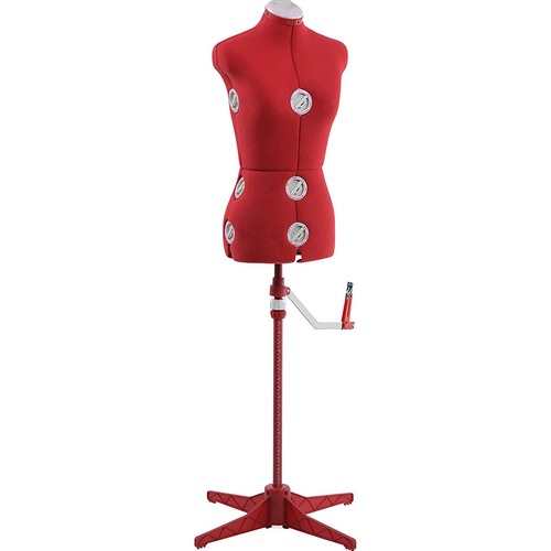 Singer Adjust Sm Med Dress Form Red