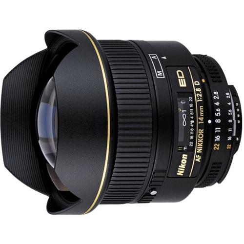 Nikon 14mm F/2.8D ED AF Nikkor Wide Angle Lens with (Open Box)