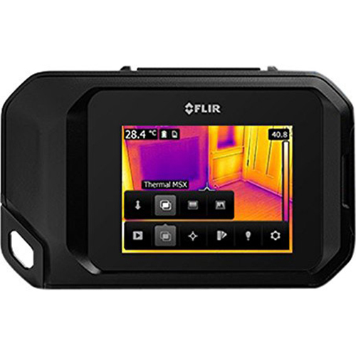 FLIR C3 Compact Thermal Imaging Inspection Camera System w/ Wi-Fi (Black) 72003-0303