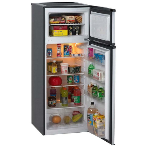 Avanti 7.4 Cubic Foot Apartment Refrigerator & Freezer in Black RA7326BT
