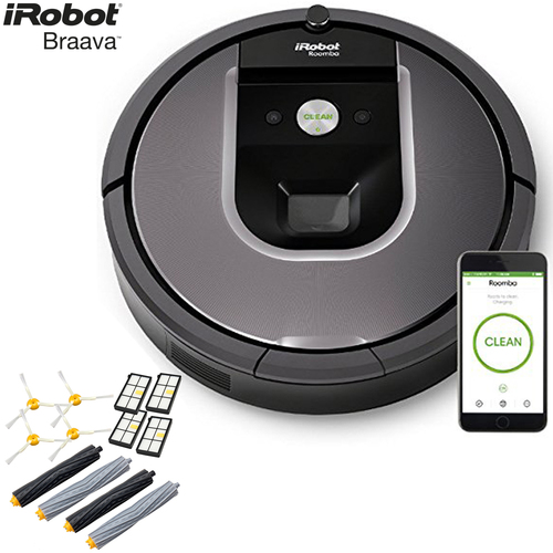 iRobot Roomba 960 Robot Vacuum with Wi-Fi Connectivity with Replenishment Kit