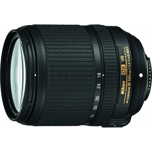 Nikon AF-S DX NIKKOR 18-140mm f/3.5-5.6G ED VR Lens - Factory Refurbished