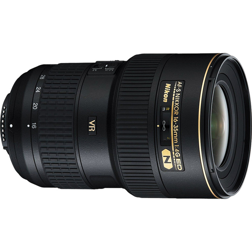 Nikon 16-35mm D/4 G ED-VR AF-S Wide-Angle Zoom Nikkor Lens - Factory Refurbished