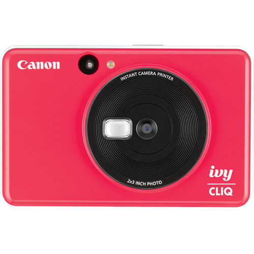 Canon IVY CLIQ Instant Camera Printer - (Ladybug Red)(3884C004)