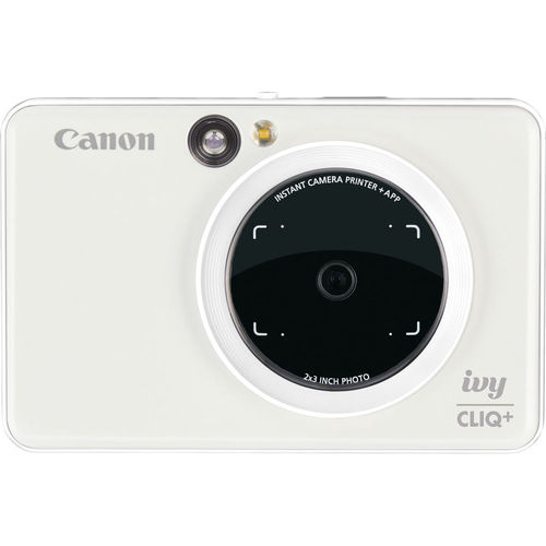 Canon IVY Cliq+ Instant Camera Printer + App - (Pearl White)(3879C002)