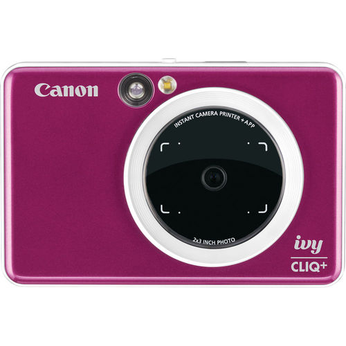 Canon IVY Cliq+ Instant Camera Printer + App - (Ruby Red)(3879C004)