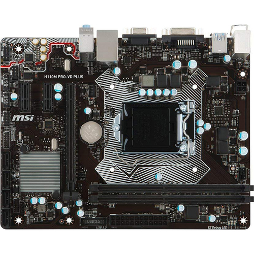 MSI Computer DIMM LGA 1151 Motherboards - H110M PRO-VD PLUS - Open Box