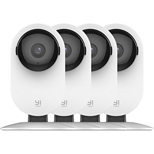 YI 4 Camera Home Wireless IP Security System w/ Night Vision & Cloud Service 87058