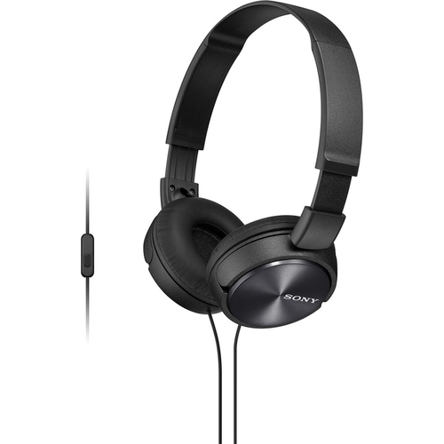 Sony MDR-ZX310AP/B ZX Series On Ear Headphones Headband Stereo Headset w/ Microphone