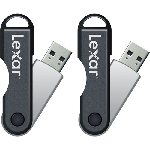 Lexar 16GB JumpDrive TwistTurn High Speed USB Flash Drive 2-Pack