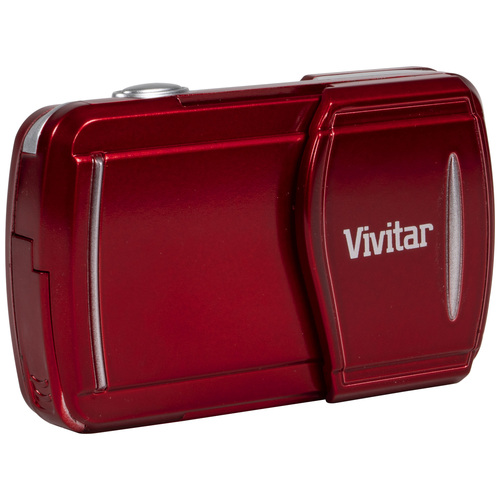 Vivitar 3-in-1 LCD Fixed Zoom Digital Camera, Takes Photos and Videos - Red (V69379)