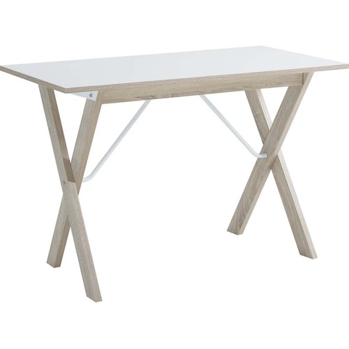 Modway Expanse Wood Writing Desk in Natural White EEI-2784-NAT-WHI
