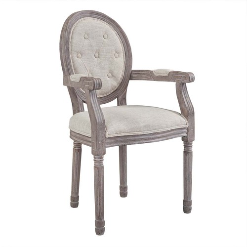 Modway Arise Vintage French Dining Armchair in (Beige) - EEI-2796-BEI
