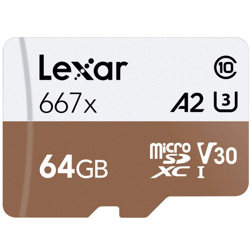Lexar High-Performance 667x microSDHC/microSDXC 64gb Memory Card