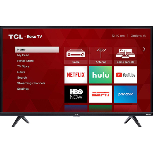 TCL 32S325 32` 3-series HD Roku Smart TV (2019 Model) - Open Box