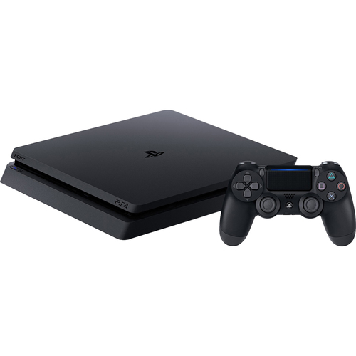 Sony Playstation 4 Slim Gaming Console 1 TB Core-Jet Black (CUH-2215B) - Open Box