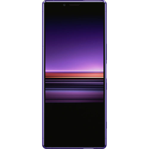 Sony Xperia 1 Unlocked Smartphone 6.5` 4K HDR OLED CinemaWide Display, 128GB (Purple)
