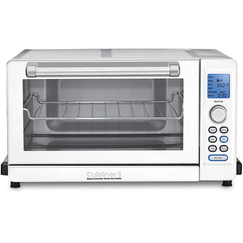 Cuisinart TOB-135WFR Deluxe Convection Toaster Oven Broiler, White - REFURBISHED