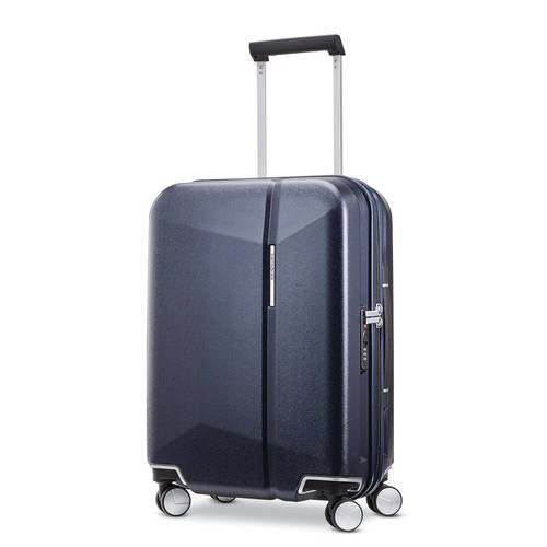 Samsonite Etude 20` Hardside Luggage with Double Spinner Wheels (Dark Navy)