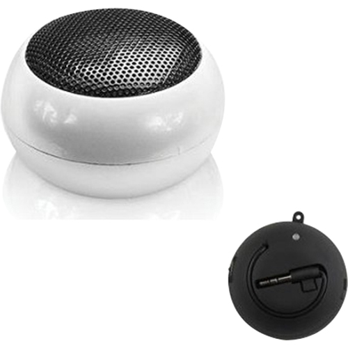 Essentials Speaker Ball for iPhone, iPod, iPad, All Tablets, and MP3's - White - Open Box