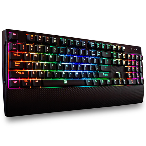 Mechanical Gaming Keyboard - RGB Back Lighting - Anti-Ghosting - Black