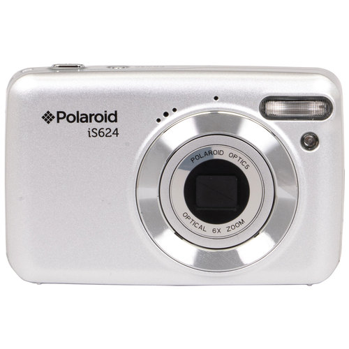 Vivitar Polaroid IS624 16MP Digital Camera with 6x Optical Zoom - Silver