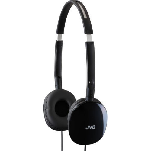 JVC FLAT Headphones  Black